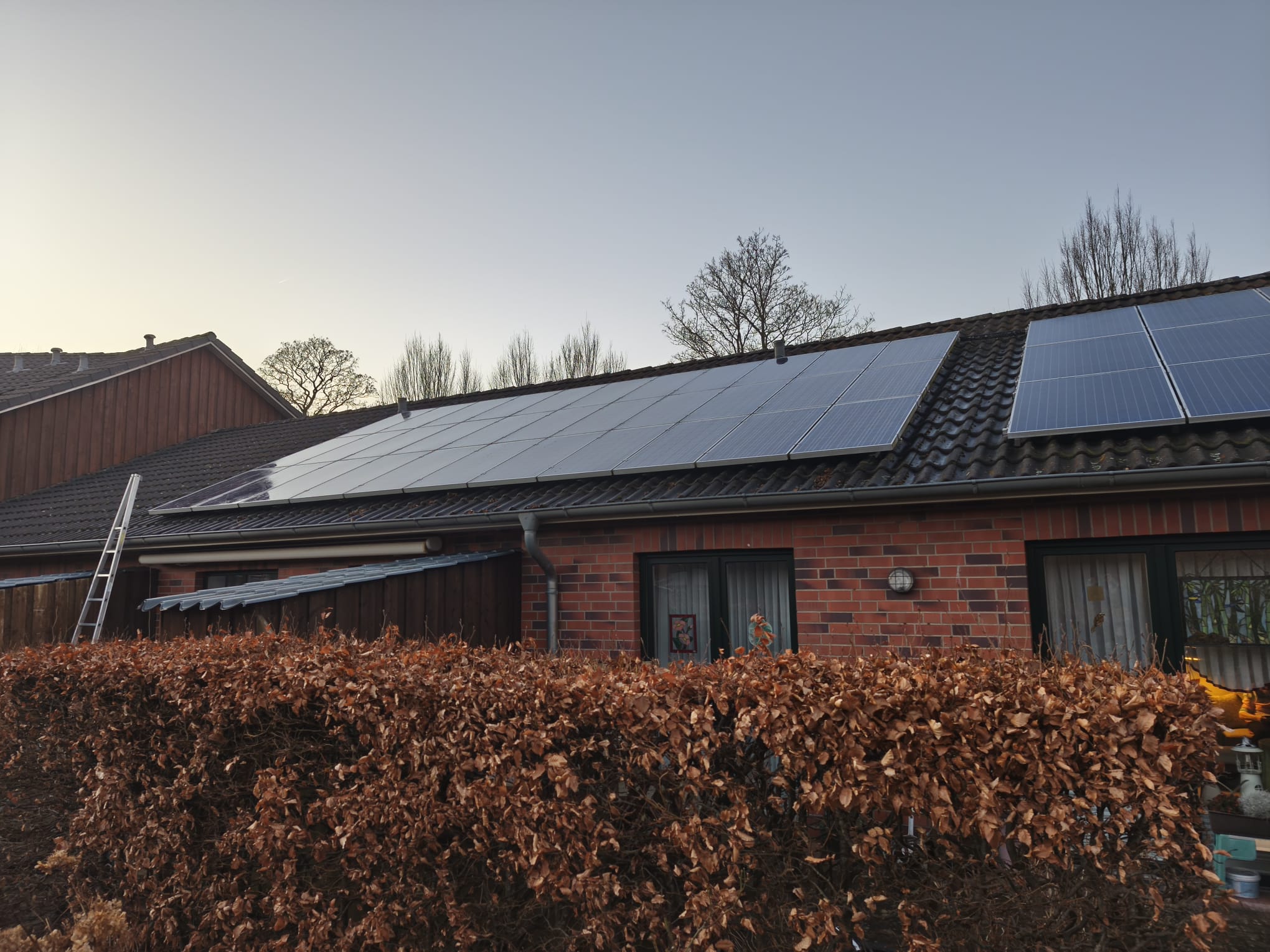 Solardach nachher