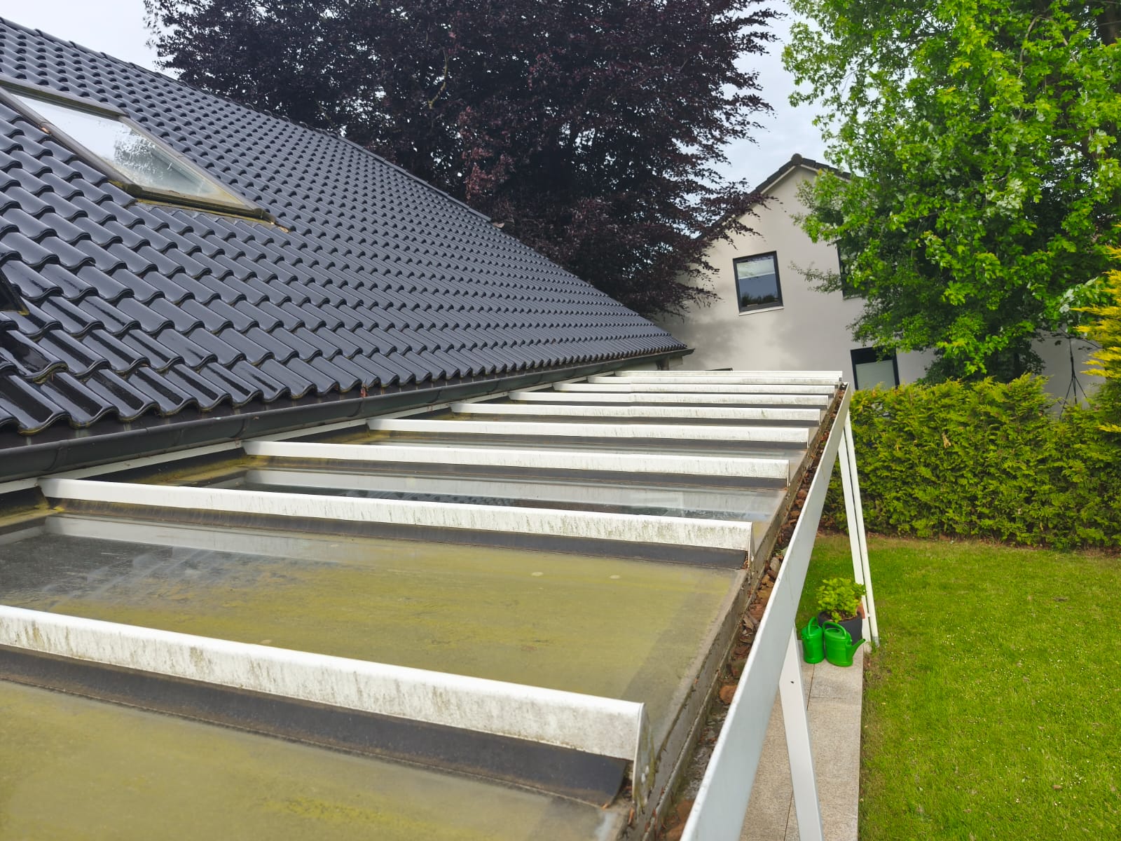 Terrassendach vorher